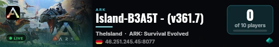 Island-B3A5T - (v361.7) live status badge