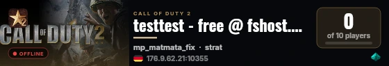 testtest - free @ fshost.me live status badge