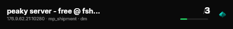 peaky server - free @ fshost.me live status badge