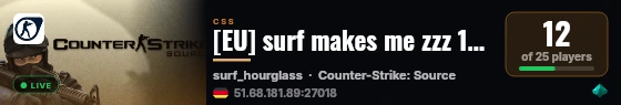 [EU] surf makes me zzz 100t live status badge