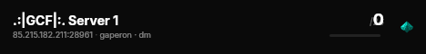 .:|GCF|:. Server 1 live status badge