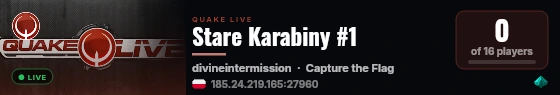 Stare Karabiny #1 live status badge