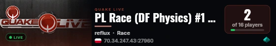 PL Race (DF Physics) #1 - (VQL) live status badge