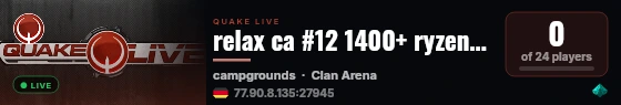 relax ca #12 1400+ ryzen - https://dc.gg/relaxca live status badge