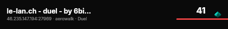 le-lan.ch - duel - by 6bit.ch live status badge