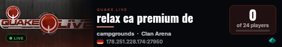 relax ca premium de live status badge