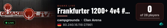 Frankfurter 1200+ 4v4 #2 [DOGs FTW] live status badge