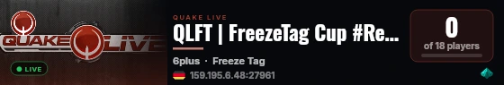 QLFT | FreezeTag Cup #Reserve live status badge