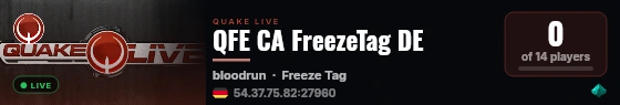 QFE CA FreezeTag DE live status badge