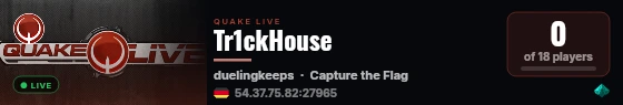 Tr1ckHouse live status badge