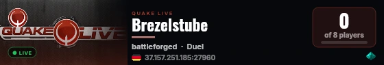 Brezelstube live status badge
