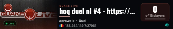 hoq duel nl #4 - https://houseofquake.com/discord live status badge