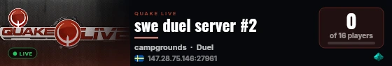 swe duel server #2 live status badge