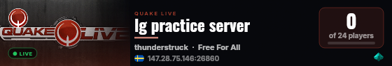 lg practice server live status badge