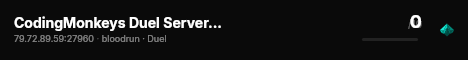 CodingMonkeys Duel Server London GB live status badge