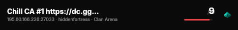 Chill CA #1 https://dc.gg/chillca live status badge