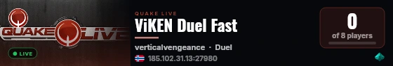 ViKEN Duel Fast live status badge