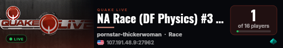 NA Race (DF Physics) #3 - (PQL) live status badge