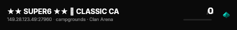 ★★ SUPER6 ★★ │ CLASSIC CA live status badge