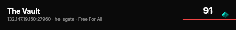 The Vault live status badge