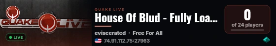 House Of Blud - Fully Loaded FFA live status badge