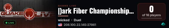 |)ark Fiber Championships DUEL | North live status badge