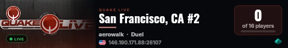 San Francisco, CA #2 live status badge