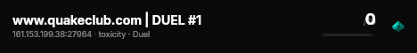 www.quakeclub.com | DUEL #1 live status badge