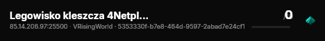 Legowisko kleszcza 4Netplayers live status badge