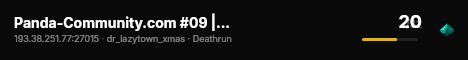 Panda-Community.com #09 | Deathrun live status badge