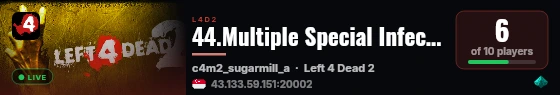 44.Multiple Special Infected(hard) live status badge