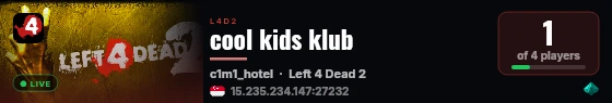 cool kids klub live status badge