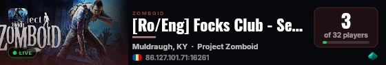 [Ro/Eng] Focks Club - Semi Vanilla live status badge