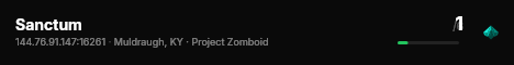 Sanctum live status badge