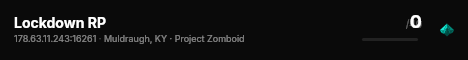 Lockdown RP live status badge