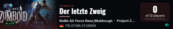 Der letzte Zweig live status badge
