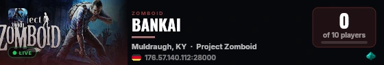 BANKAI live status badge