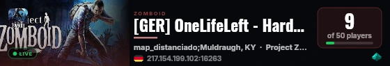 [GER] OneLifeLeft - Hardcore live status badge