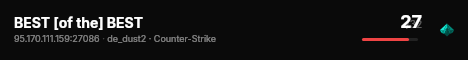 BEST [of the] BEST live status badge