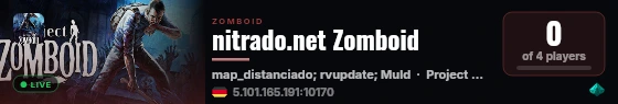 nitrado.net Zomboid live status badge