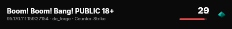 Boom! Boom! Bang! PUBLIC 18+ live status badge