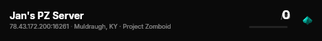 Jan's PZ Server live status badge