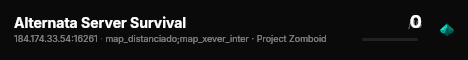 Alternata Server Survival live status badge