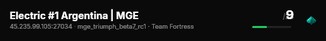 Electric #1 Argentina | MGE live status badge