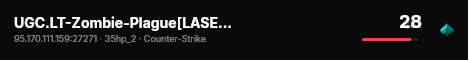 UGC.LT-Zombie-Plague[LASERMINES] live status badge
