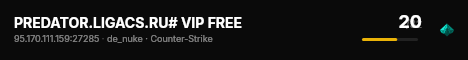 PREDATOR.LIGACS.RU# VIP FREE live status badge