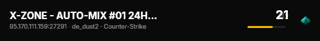 X-ZONE - AUTO-MIX #01 24H @BRXGAMES live status badge