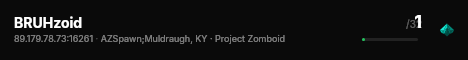BRUHzoid live status badge