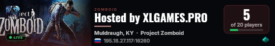 Hosted by XLGAMES.PRO live status badge