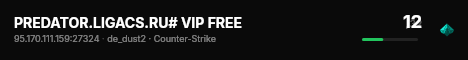 PREDATOR.LIGACS.RU# VIP FREE live status badge
